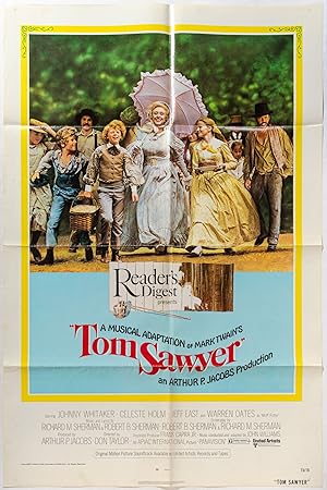 Bild des Verkufers fr [Movie Poster]: A Musical Adaptation of Tom Sawyer zum Verkauf von Between the Covers-Rare Books, Inc. ABAA