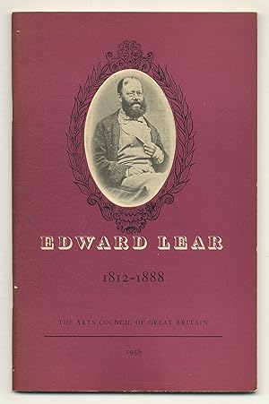 Bild des Verkufers fr Edward Lear 1812-1888: An Exhibition of Oil Paintings, Water-colours and Drawings, Books and Prints, Manuscripts, Photographs and Records zum Verkauf von Between the Covers-Rare Books, Inc. ABAA