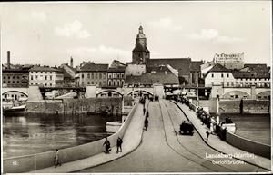 Bild des Verkufers fr Ansichtskarte / Postkarte Gorzw Wielkopolski Landsberg an der Warthe Ostbrandenburg, Gerloffbrcke zum Verkauf von akpool GmbH