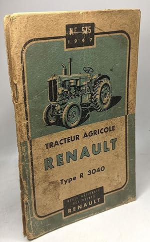 Tracteur agricole Renault - TYPE R 3040