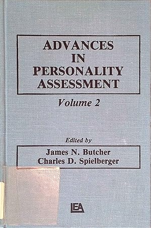 Bild des Verkufers fr Advances in Personality Assessment: Volume 2 zum Verkauf von books4less (Versandantiquariat Petra Gros GmbH & Co. KG)
