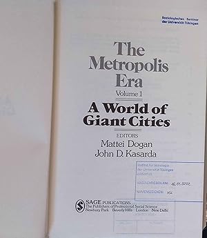 Bild des Verkufers fr A World of Giant Cities. The Metropolis Era,Volume 1. zum Verkauf von books4less (Versandantiquariat Petra Gros GmbH & Co. KG)