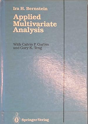 Seller image for Applied Multivariate Analysis. for sale by books4less (Versandantiquariat Petra Gros GmbH & Co. KG)