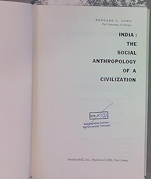 Seller image for India: The Social Anthropology of a Civilization. Anthropology of Modern Societies Series for sale by books4less (Versandantiquariat Petra Gros GmbH & Co. KG)