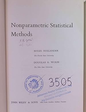 Immagine del venditore per Nonparametric Statistical Methods. Probability & Mathematical Statistics S. venduto da books4less (Versandantiquariat Petra Gros GmbH & Co. KG)