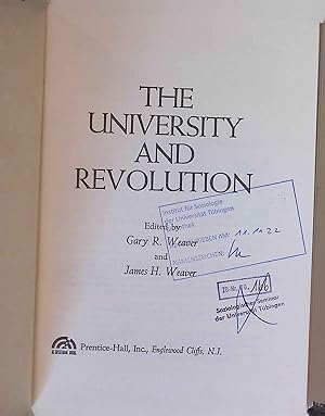 Seller image for The University and Revolution. Spectrum Books for sale by books4less (Versandantiquariat Petra Gros GmbH & Co. KG)