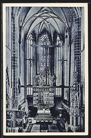 Seller image for Ansichtskarte Bardejov, Vnutro kostola sv. Egida for sale by Bartko-Reher