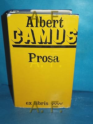 Bild des Verkufers fr Prosa 1: Der Fremde / Die Pest / Der Fall / Das Exil und das Reich zum Verkauf von Antiquarische Fundgrube e.U.