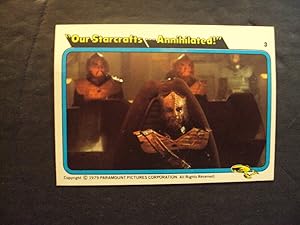 33 Card Set Star Trek Picture Card Series Topps 1979