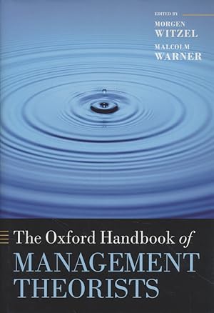 Imagen del vendedor de The Oxford Handbook of Management Theorists. Oxford Handbooks. a la venta por Fundus-Online GbR Borkert Schwarz Zerfa