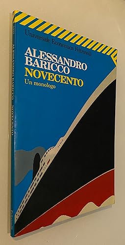 Bild des Verkufers fr Novecento: Un monlogo zum Verkauf von Nk Libros