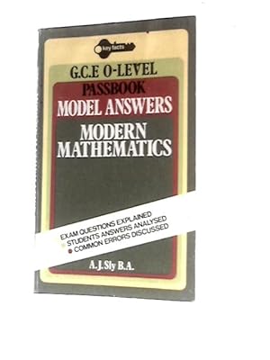 Image du vendeur pour Modern Mathematics: "O" Level Model Answers (Key Facts) mis en vente par World of Rare Books