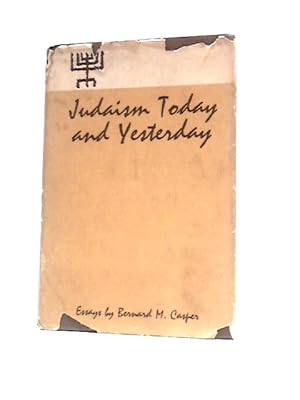 Seller image for Judaism Today And Yesterday for sale by World of Rare Books