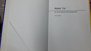 Seller image for Saxon Math 7/6: Student Edition 2002 for sale by -OnTimeBooks-