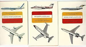 Flugzeuge der Welt in Farben. I. - III. Privatflugzeuge von 1946 bis Heute. Verkehrsflugzeuge von...