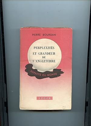 Bild des Verkufers fr PERPLEXITS ET GRANDEUR DE L' ANGLETERRE zum Verkauf von Librairie CLERC