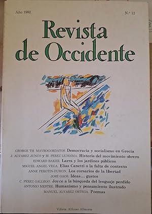 Seller image for REVISTA DE OCCIDENTE N 12. AO 1982. for sale by Libreria Lopez de Araujo