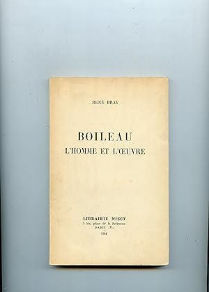 Bild des Verkufers fr BOILEAU L'HOMME ET L' OEUVRE zum Verkauf von Librairie CLERC