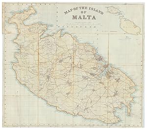 Map of the Island of Malta.