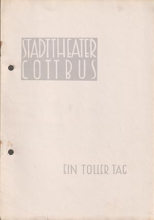 Seller image for Programmheft Beaumarchais EIN TOLLER TAG Spielzeit 1954 / 55 Heft 10 for sale by Programmhefte24 Schauspiel und Musiktheater der letzten 150 Jahre