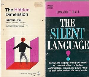 Seller image for The Silent Language & The Hidden Dimension (two volumes) for sale by Bookfeathers, LLC