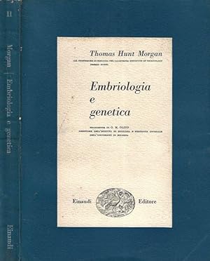 Bild des Verkufers fr Embriologia e genetica zum Verkauf von Biblioteca di Babele