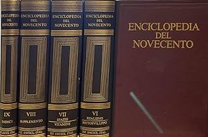 Immagine del venditore per Enciclopedia del novecento Vol. VI, VII, VIII, IX venduto da Biblioteca di Babele