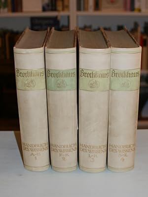 Seller image for Brockhaus Handbuch des Wissens in vier Bnden. 4 Bde. for sale by Antiquariat Diderot