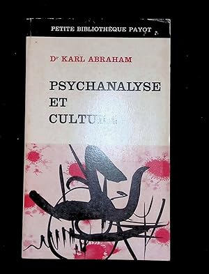 Seller image for Psychanalyse et culture for sale by LibrairieLaLettre2