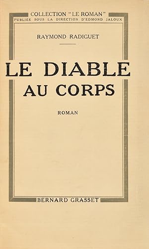 Image du vendeur pour Le Diable au corps. mis en vente par Librairie Pierre Adrien Yvinec