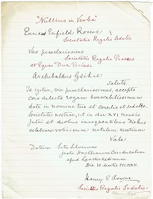 Bild des Verkufers fr Autograph letter signed. zum Verkauf von Kotte Autographs GmbH
