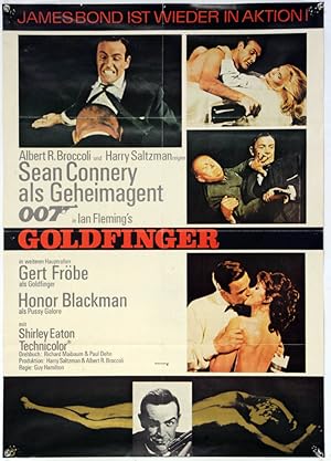 [MOVIE POSTER] Goldfinger, U.A., 1964