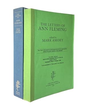 Bild des Verkufers fr The Letters of Ann Fleming [Proof and first edition copies] zum Verkauf von Adrian Harrington Ltd, PBFA, ABA, ILAB