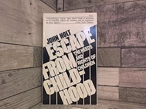 Seller image for Escape from Childhood for sale by Archives Books inc.