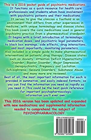 Immagine del venditore per Condensed Psychopharmacology 2016: A Pocket Reference for Psychiatry and Psychotropic Medications venduto da ZBK Books