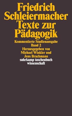 Image du vendeur pour Texte zur Pdagogik 2 : Kommentierte Studienausgabe mis en vente par AHA-BUCH GmbH