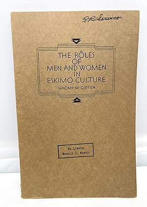 The Roles of Men and Women in Eskimo Culture