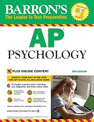 Seller image for Barron's AP Psychology with Online Tests for sale by ZBK Books