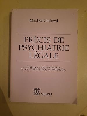 Seller image for Prcis de psychiatrie lgale for sale by Dmons et Merveilles