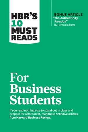Seller image for HBR's 10 Must Reads for Business Students for sale by GreatBookPrices