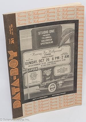 Seller image for Data-Boy Magazine: #261/Southwest, #205/San Francisco, Oct. 24 & 25, 1981 for sale by Bolerium Books Inc.