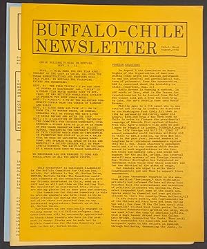 Buffalo-Chile Newsletter [three issues]