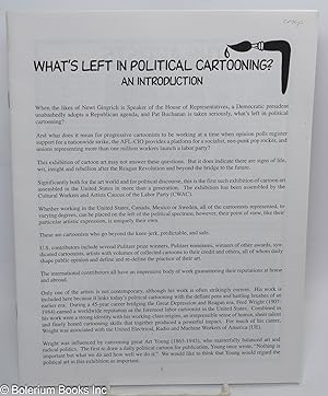 Imagen del vendedor de What's Left in Political Cartooning? an introduction a la venta por Bolerium Books Inc.
