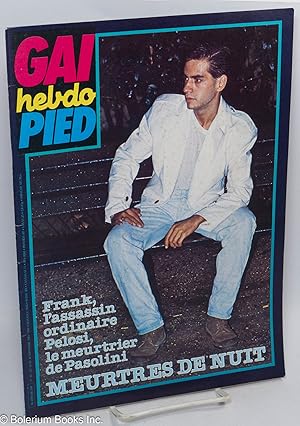 Gai pied hebdo no. 86 du 24 au 30 Sept. 1983: Meurtes de nuit. Frank, l'assassin ordinaire Pelosi...