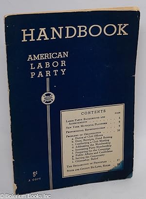 American Labor Party Handbook