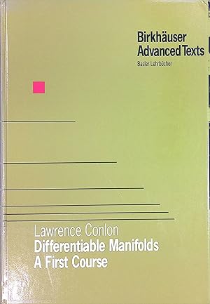 Seller image for Differentiable Manifolds: A First Course Birkhuser Advanced Texts Basler Lehrbcher for sale by books4less (Versandantiquariat Petra Gros GmbH & Co. KG)