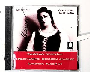 Seller image for Mascagni: Cavalleria Rusticana (Gesamtaufnahme) (Live, New York 20.3.1943) for sale by Berliner Bchertisch eG