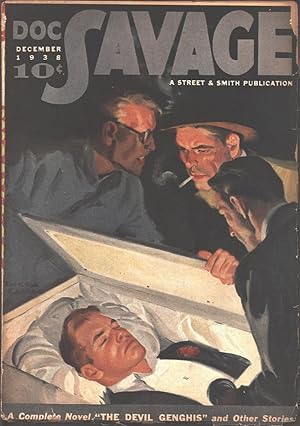 Doc Savage 1938 December. "The Devil Genghis"