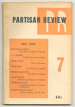 Bild des Verkufers fr Partisan Review - Vol. XVI, No. 7, July 1949 zum Verkauf von Between the Covers-Rare Books, Inc. ABAA