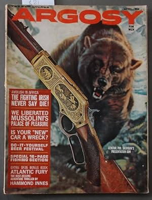 Seller image for ARGOSY April 1963 Hammond Innes Fishing Mussolini Grizzly Irish Army Fire-Eaters for sale by Comic World